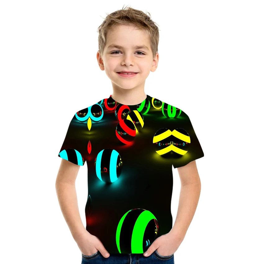 Boys Girls Three-Dimensional Geometry Graphics Print T Shirt Children Short Sleeves Summer Harajuku Style Tee
Boys Girls Three-Dimensional Geometry Graphics Print T Shirt Children Short Sleeves Summer Harajuku Style Tee