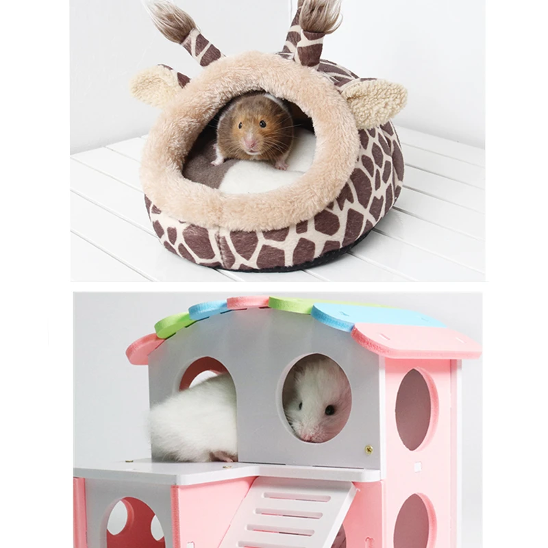 Pet Hamster Bed For Mini Animal Toy Soft Guinea Pig House Cage Hamster House Small Pets Product
Pet Hamster Bed For Mini Animal Toy Soft Guinea Pig House Cage Hamster House Small Pets Product