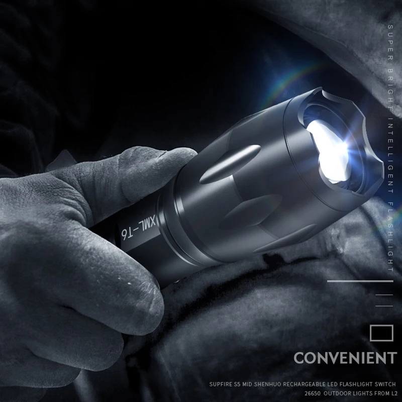 XM-L2 U3 T6 LED Flashlight With Built-in 18650 Battery High Quality Flashlight With Zoom Mobile Power Function Lantern Camping
XM-L2 U3 T6 LED Flashlight With Built-in 18650 Battery High Quality Flashlight With Zoom Mobile Power Function Lantern Camping