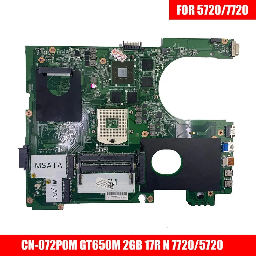 371-0781-A01 17R N7720 For DELL 5720 7720 motherboard motherboard DA0R09MB6H1 2D With GT650M 2GB CN-072P0M 072P0M
371-0781-A01 17R N7720 For DELL 5720 7720 motherboard motherboard DA0R09MB6H1 2D With GT650M 2GB CN-072P0M 072P0M