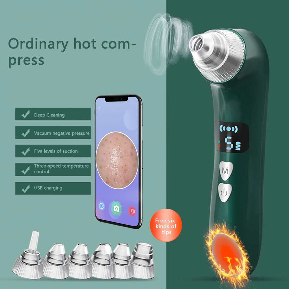 Визуальное средство для удаления черных точек, устройство для очистки лица, средство для ухода за кожей, нагревание носа, лица, очистка Т-зон... 
Визуальное средство для удаления черных точек, устройство для очистки лица, средство для ухода за кожей, нагревание носа, лица, очистка Т-зон...