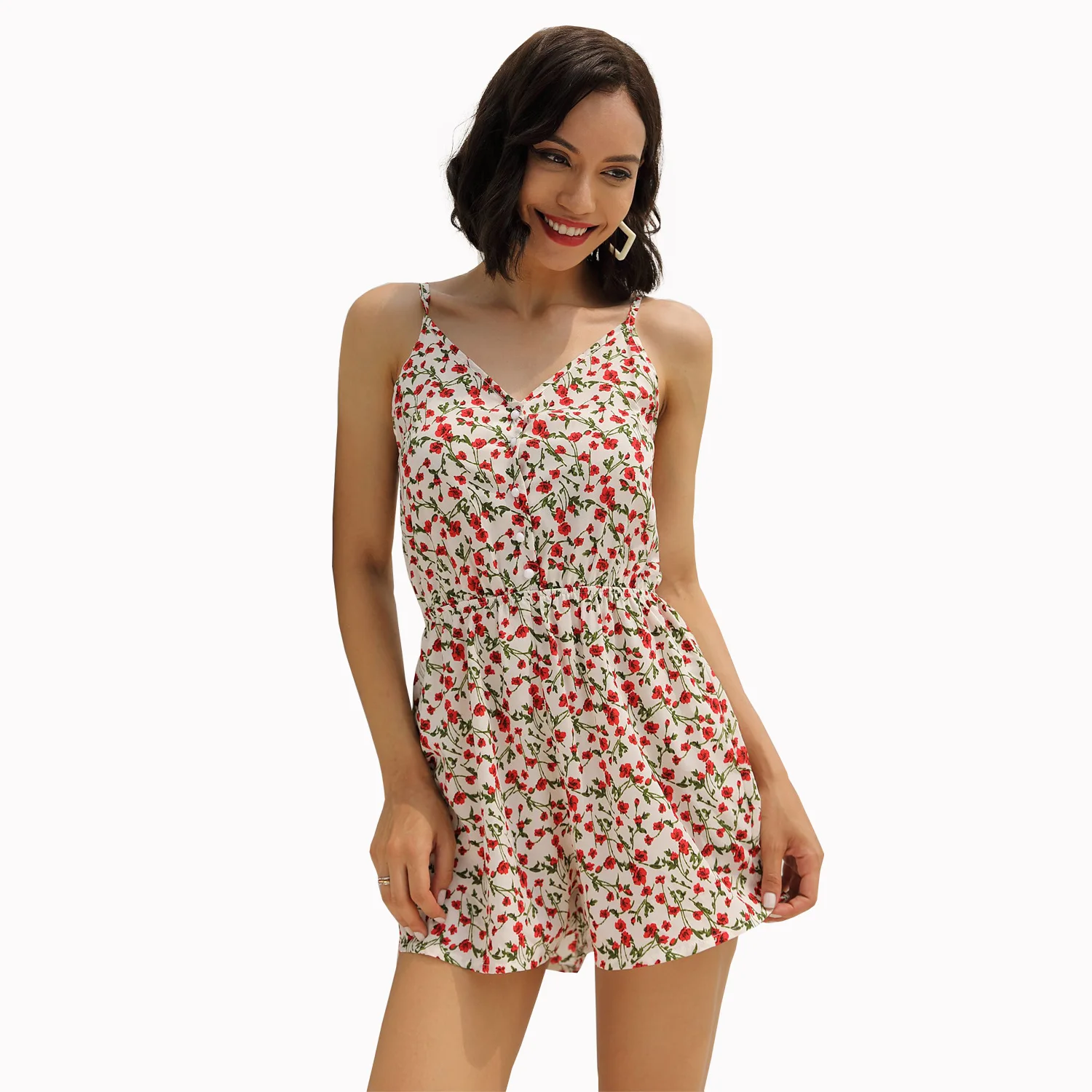Summer New Woman Dress Shorts Vacation Print Suspender Button Jumpsuit Casual Shorts Floral Straight High Waist Jumpsuit Beach
Summer New Woman Dress Shorts Vacation Print Suspender Button Jumpsuit Casual Shorts Floral Straight High Waist Jumpsuit Beach