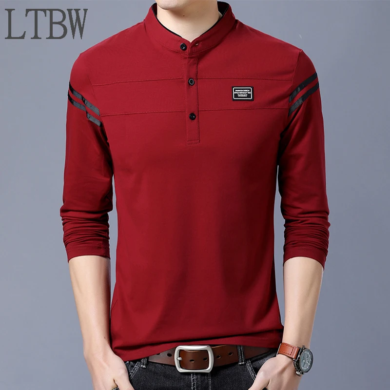 LTBW New Men Round Neck Long-sleeved T-shirt Trend All-match Casual Business Work Multi-color Belt Pattern Men Summer
LTBW New Men Round Neck Long-sleeved T-shirt Trend All-match Casual Business Work Multi-color Belt Pattern Men Summer
