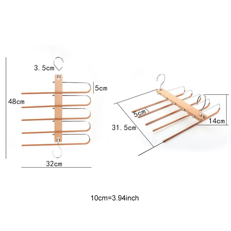 Non-Slip Pants Hanger with Clips 5 Layered Trousers Rack for Jeans Trousers Skirts Scarf Ties Towels Closet Storage
Non-Slip Pants Hanger with Clips 5 Layered Trousers Rack for Jeans Trousers Skirts Scarf Ties Towels Closet Storage