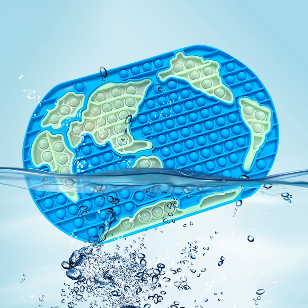 Silicone World Map Fidget Toys Push Bubble Board Antistress Toys Autism Toys Stress Relieve Special Needs Sensory Toy For Kids
Silicone World Map Fidget Toys Push Bubble Board Antistress Toys Autism Toys Stress Relieve Special Needs Sensory Toy For Kids