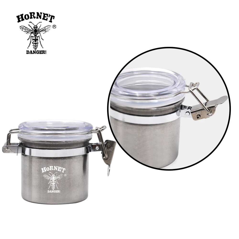 HORNET stainless steel airtight zinc alloy storage tank 2.17 inch multi-purpose vacuum-tight Four-layer smoke grinder
HORNET stainless steel airtight zinc alloy storage tank 2.17 inch multi-purpose vacuum-tight Four-layer smoke grinder