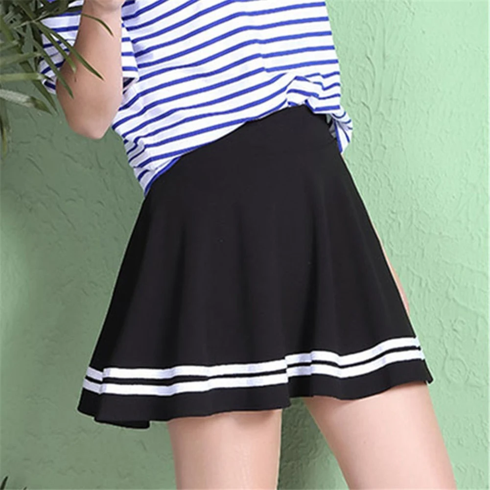 Women Fashion Solid Color High Waist Stripe Pleated A Line Mini School Skirt School Uniform Women Girls Fashion Ladies Skirts
Women Fashion Solid Color High Waist Stripe Pleated A Line Mini School Skirt School Uniform Women Girls Fashion Ladies Skirts