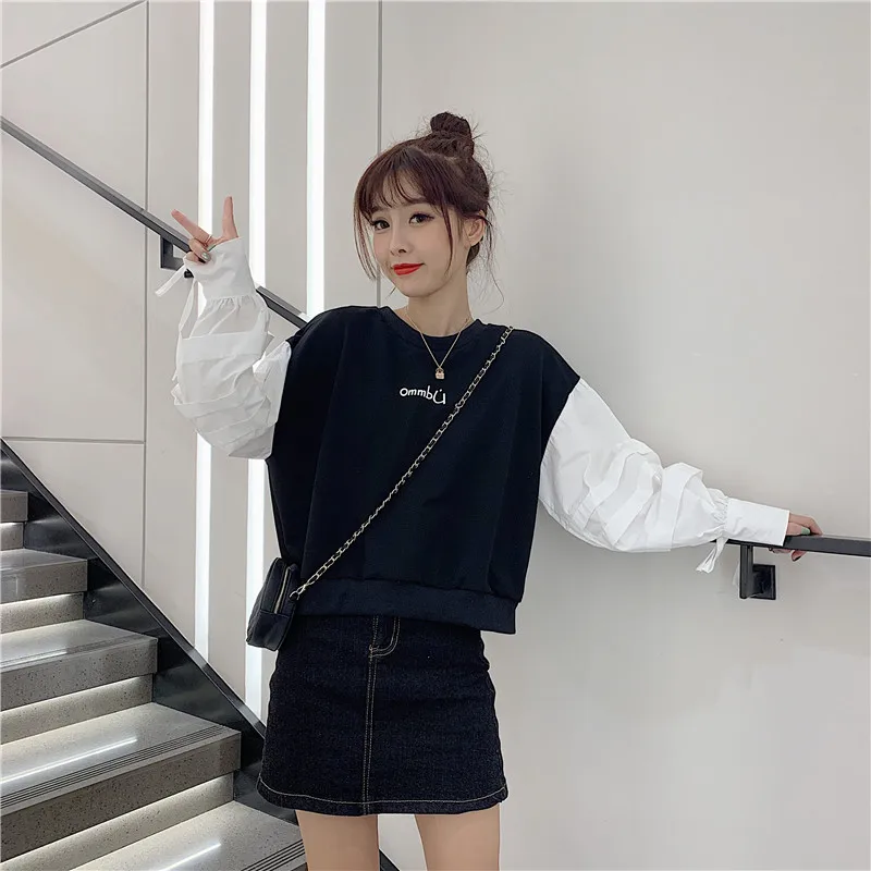 Women's Clothing casual full striped full Sweatshirts pullovers o-neck loose Korean style Spring and autumn tops high quality
Women's Clothing casual full striped full Sweatshirts pullovers o-neck loose Korean style Spring and autumn tops high quality