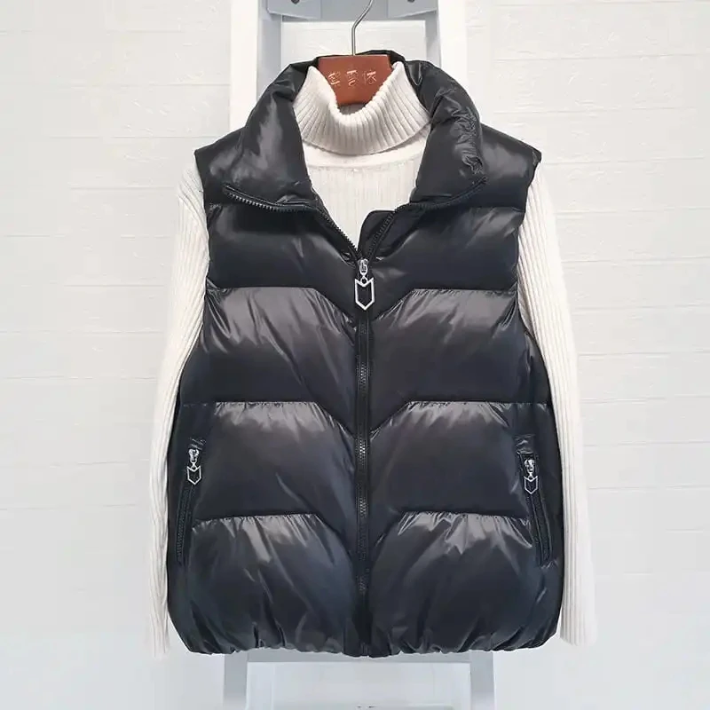Down Cotton Wild Lightweight Women Clothing Vest Jacket Thick Warm Autumn Winter Waistcoat Solid Zipper Sleeveless Outerwear
Down Cotton Wild Lightweight Women Clothing Vest Jacket Thick Warm Autumn Winter Waistcoat Solid Zipper Sleeveless Outerwear