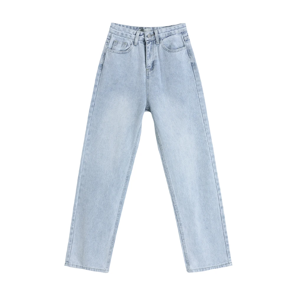 Hyun A new autumn and winter 2020 long pants casual straight leg high waist jeans thin loose women
Hyun A new autumn and winter 2020 long pants casual straight leg high waist jeans thin loose women