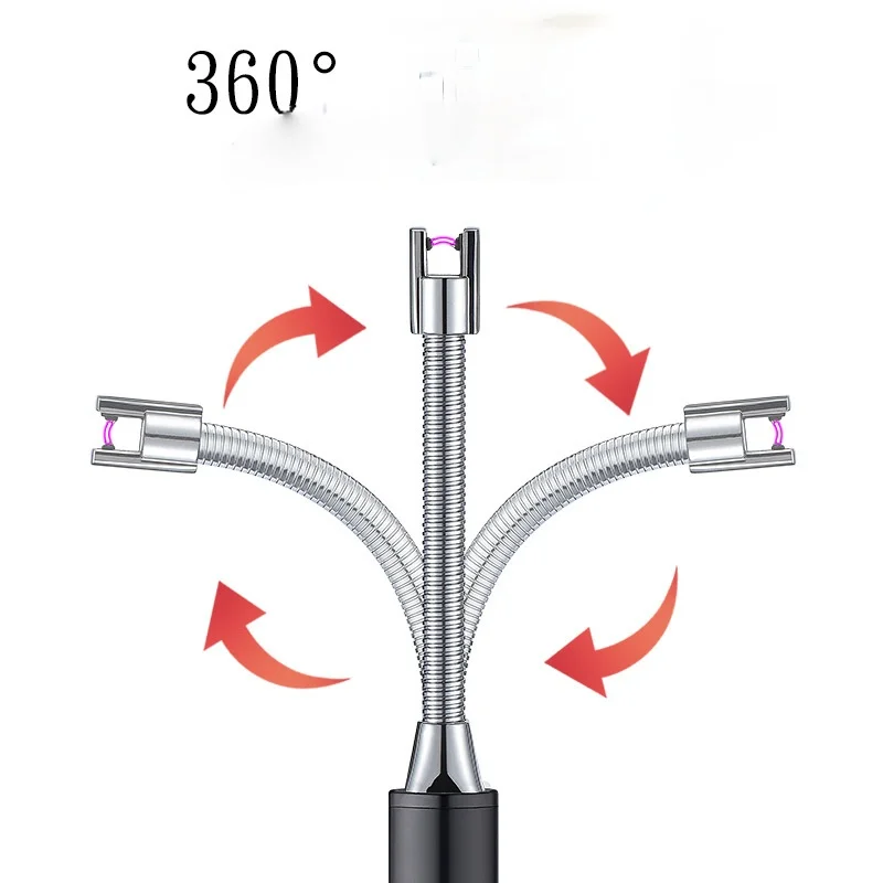 Hose Pulse Arc Igniter USB Charging Igniter 360 Degree Rotation Bending Shape Kitchen Torch Safe and Convenient Gadgets for Men
Hose Pulse Arc Igniter USB Charging Igniter 360 Degree Rotation Bending Shape Kitchen Torch Safe and Convenient Gadgets for Men