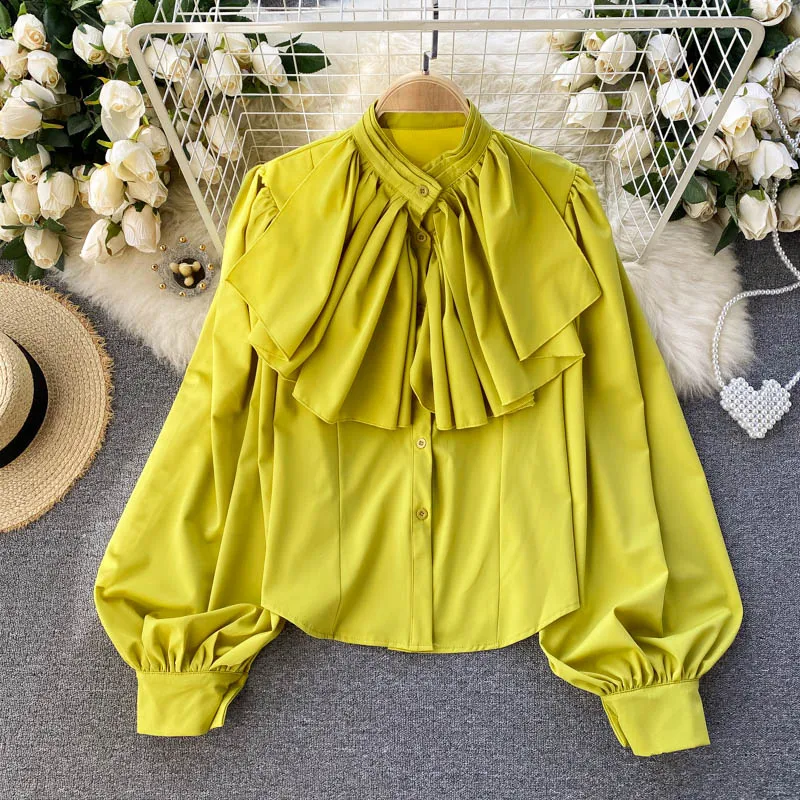 Pinkou Women Fashion Ruffled Blouse Long Sleeve White Black Color Shirts Sweet Preppy Style Casual Tops Blusas LA198
Pinkou Women Fashion Ruffled Blouse Long Sleeve White Black Color Shirts Sweet Preppy Style Casual Tops Blusas LA198