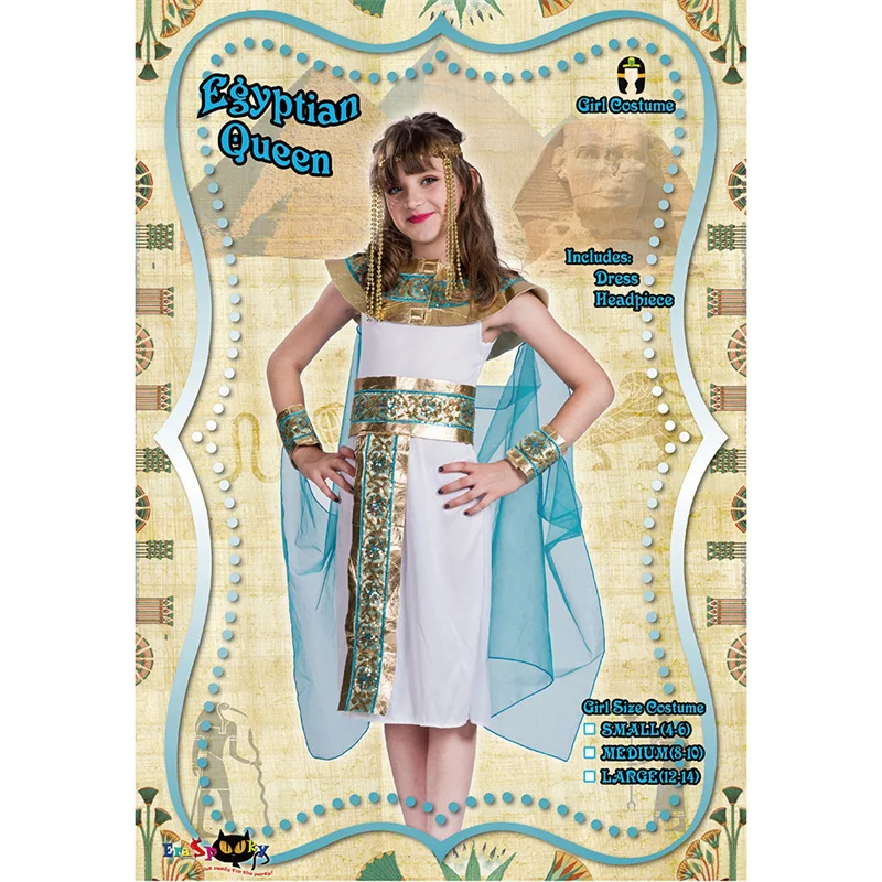 Kids Halloween Cosplay Costumes New Vintage Style Queen of Egypt Sky Messenger Chiffon Cosplay Dresses Drama Performance Dress
Kids Halloween Cosplay Costumes New Vintage Style Queen of Egypt Sky Messenger Chiffon Cosplay Dresses Drama Performance Dress
