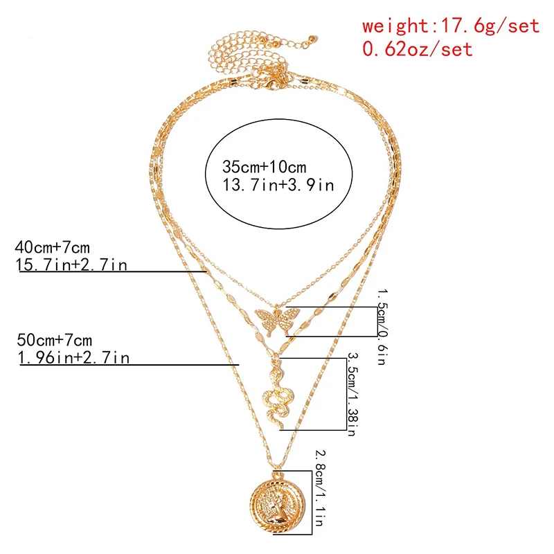 Cute Butterfly Bear Pendant Necklaces Women Punk Multilayer Clavicle Chain Geometric Girl Jewelry Birthday Party Gifts
Cute Butterfly Bear Pendant Necklaces Women Punk Multilayer Clavicle Chain Geometric Girl Jewelry Birthday Party Gifts