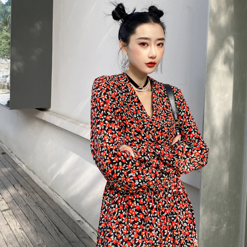 Autumn Dress 2020 Women Fashion Long Sleeve Vintage Elegant A-Line V-Neck Floral Maxi Lady Clothing New Arrival Summer Party Top
Autumn Dress 2020 Women Fashion Long Sleeve Vintage Elegant A-Line V-Neck Floral Maxi Lady Clothing New Arrival Summer Party Top
