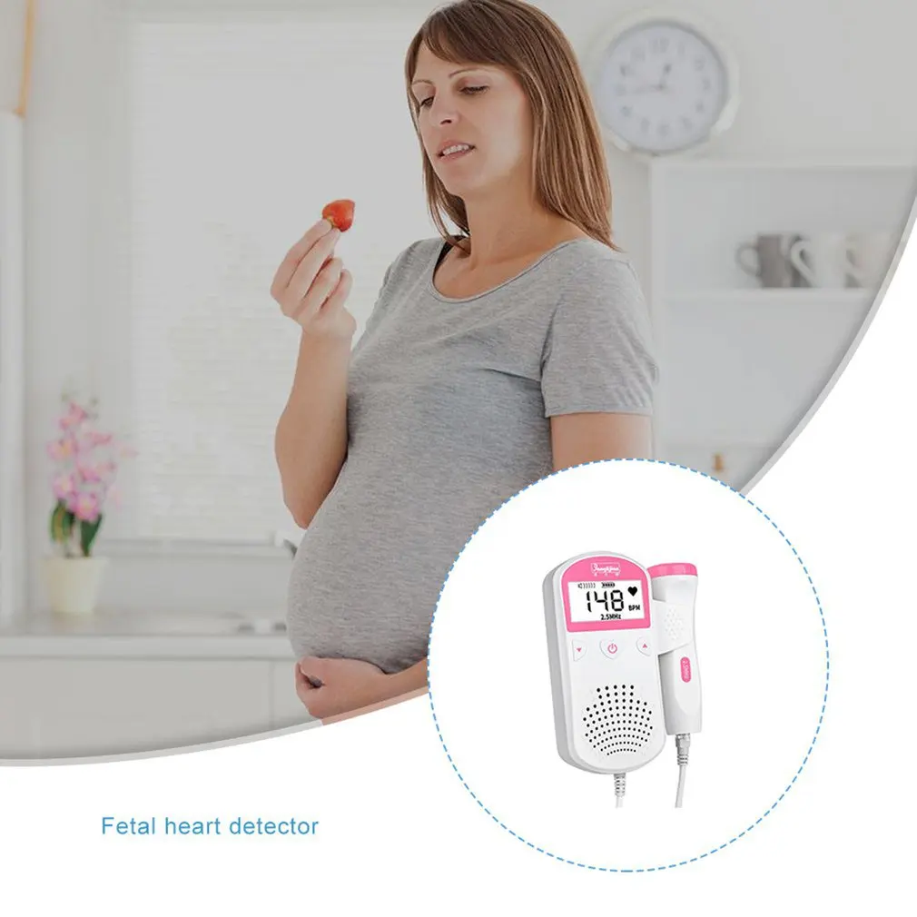Fetal Doppler 2.5M Prenatal Baby Heart Rate Detector Household Sonar Doppler Stethoscope Pregnant Women Doppler Fetal Monitor
Fetal Doppler 2.5M Prenatal Baby Heart Rate Detector Household Sonar Doppler Stethoscope Pregnant Women Doppler Fetal Monitor