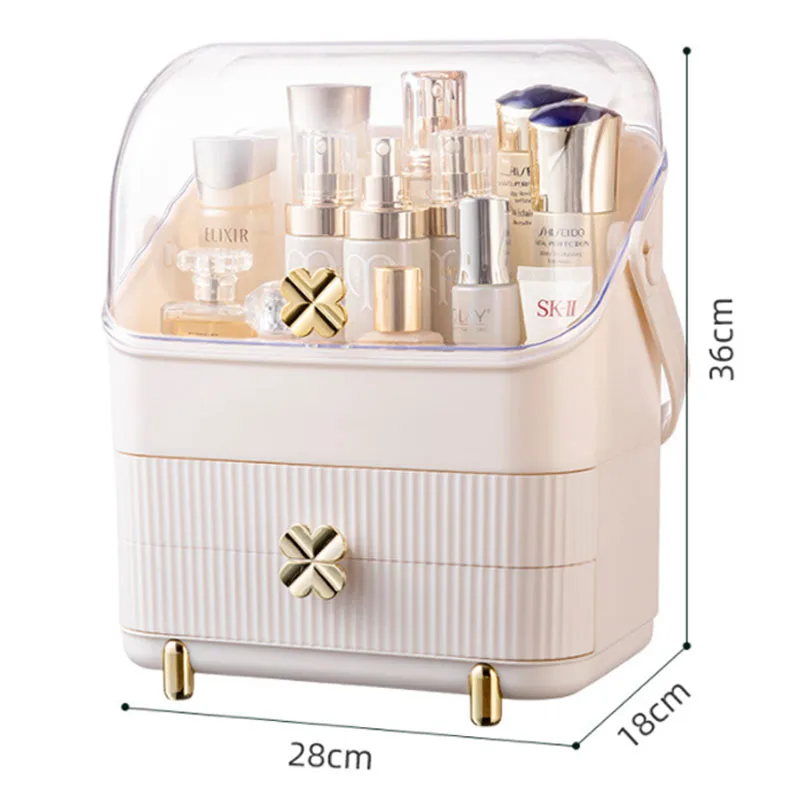 Cosmetic Storage Box Household Plastic Dust-Proof Large-Capacity Skin Care Products Drawer Type Ddesktop Storage Box
Cosmetic Storage Box Household Plastic Dust-Proof Large-Capacity Skin Care Products Drawer Type Ddesktop Storage Box