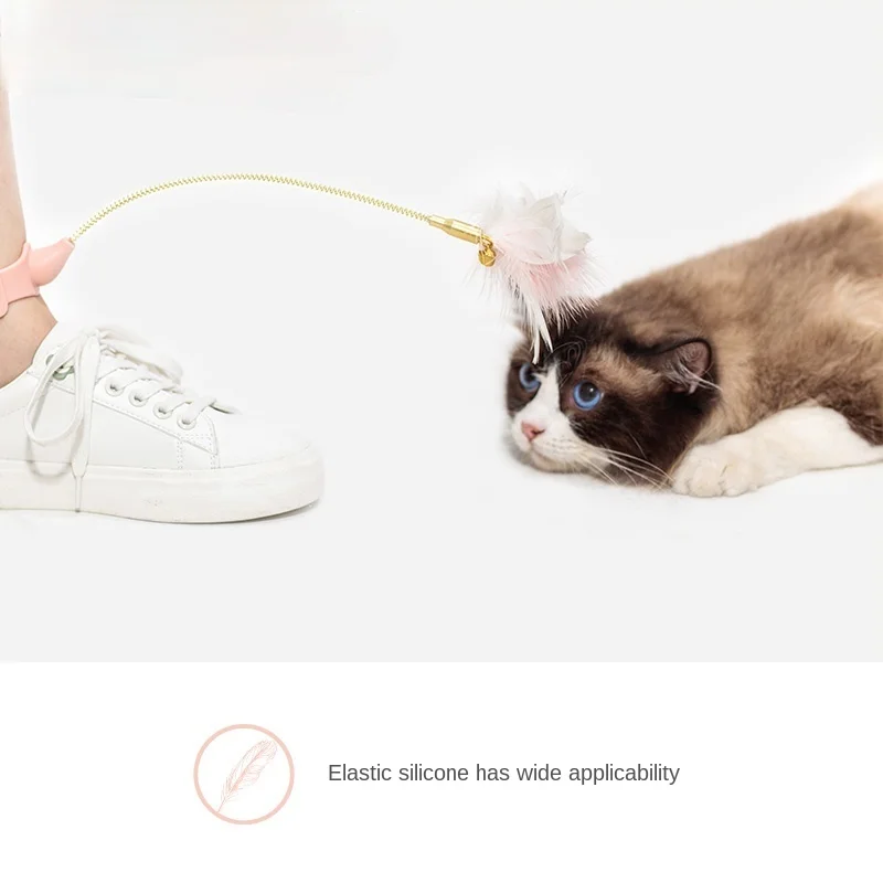 Foot With Funny Cat Stick, Bite-Resistant Collar, Feather Cat Supplies, Self-Aealing and Anti-boring Artifact
Foot With Funny Cat Stick, Bite-Resistant Collar, Feather Cat Supplies, Self-Aealing and Anti-boring Artifact