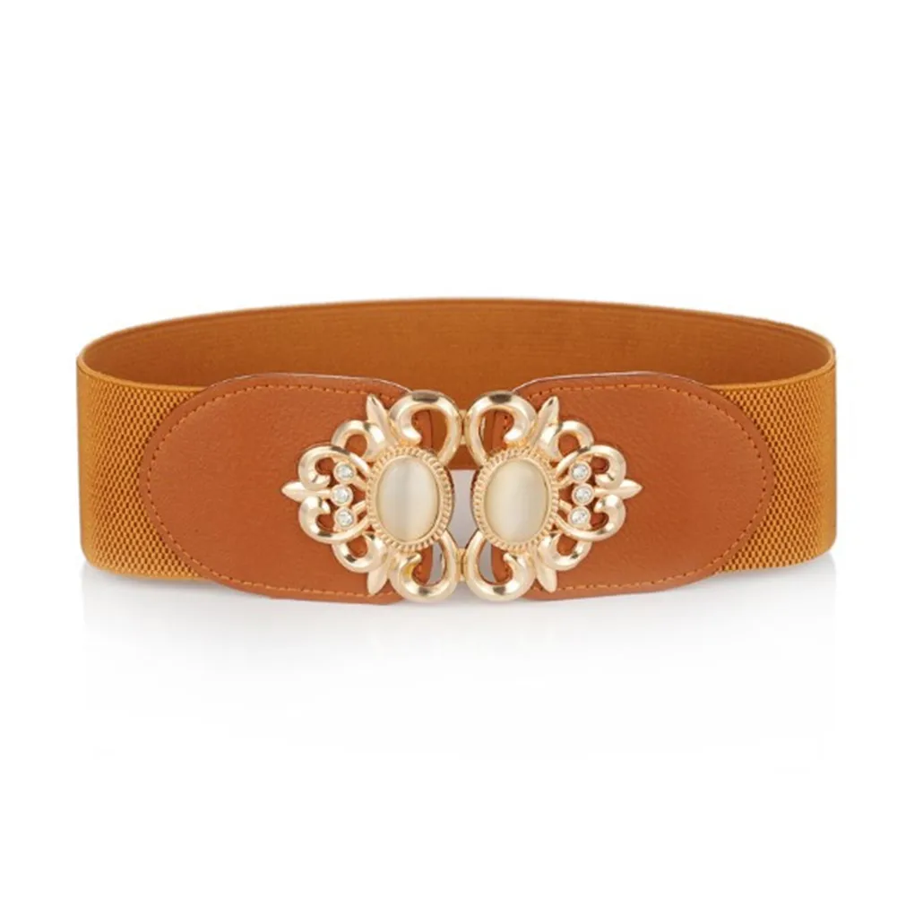 2020 Fashion Waist Wide Belt all-match Elastic Waist Strap Belt Diamond Decoration Overcoat skirt Cummerbund Waistband
2020 Fashion Waist Wide Belt all-match Elastic Waist Strap Belt Diamond Decoration Overcoat skirt Cummerbund Waistband
