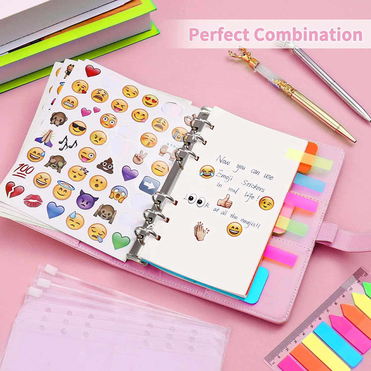 A6 Binder with Stylish Design, Budget Binder with Cash Envelopes, Refillable Loose-Leaf Binder Cover for Budget Planner Personal
A6 Binder with Stylish Design, Budget Binder with Cash Envelopes, Refillable Loose-Leaf Binder Cover for Budget Planner Personal