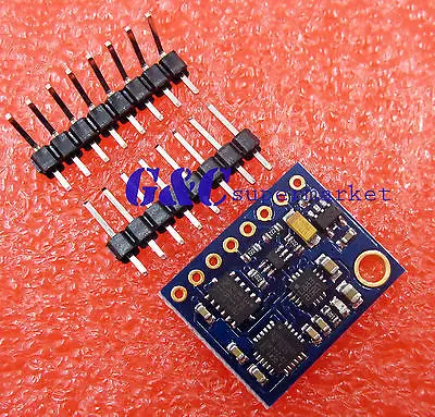 9DOF 9 ось степень свободы IMU сенсор ADXL345 HMC5883L модуль | Электронные компоненты и