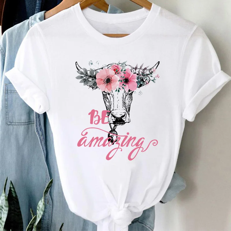 2021 verão senhoras camiseta selvagem dos desenhos animados vaca impressão manga curta tshirt femme harajuku gráfico casual stre
2021 verão senhoras camiseta selvagem dos desenhos animados vaca impressão manga curta tshirt femme harajuku gráfico casual stre