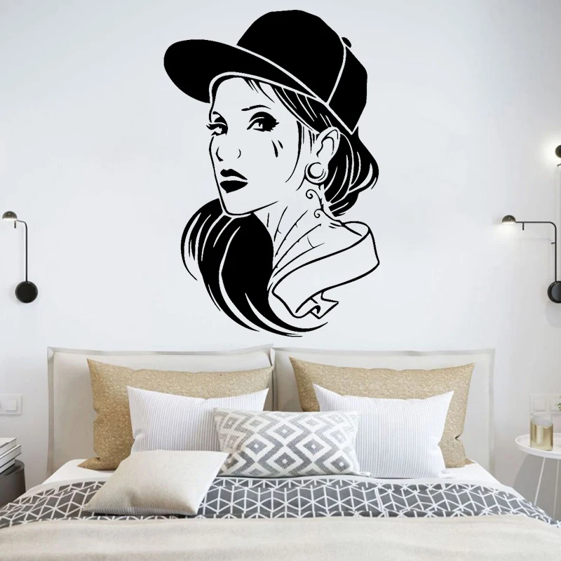 Fashion Style Wall Sticker Sexy Girl Vinyl Decal Cool Woman Wallpaper Beayty Salon Art Mural Girlsroom Decoration Girl Poster 
Fashion Style Wall Sticker Sexy Girl Vinyl Decal Cool Woman Wallpaper Beayty Salon Art Mural Girlsroom Decoration Girl Poster