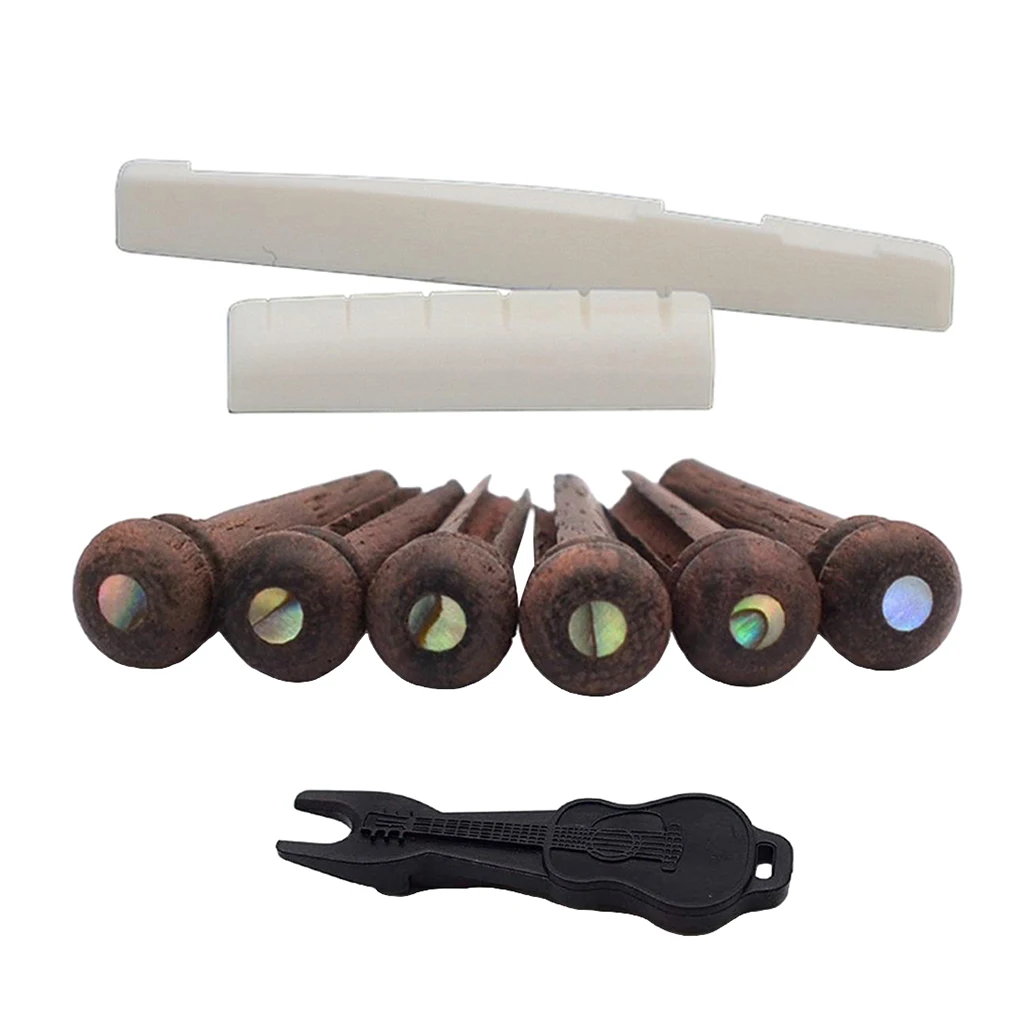 1 set Natural Cattle Bone Guitar Nut and Guitar Saddle with 6pcs Guitar Bone Bridge Pins Acoustic Classical Guitar Accessories
1 set Natural Cattle Bone Guitar Nut and Guitar Saddle with 6pcs Guitar Bone Bridge Pins Acoustic Classical Guitar Accessories