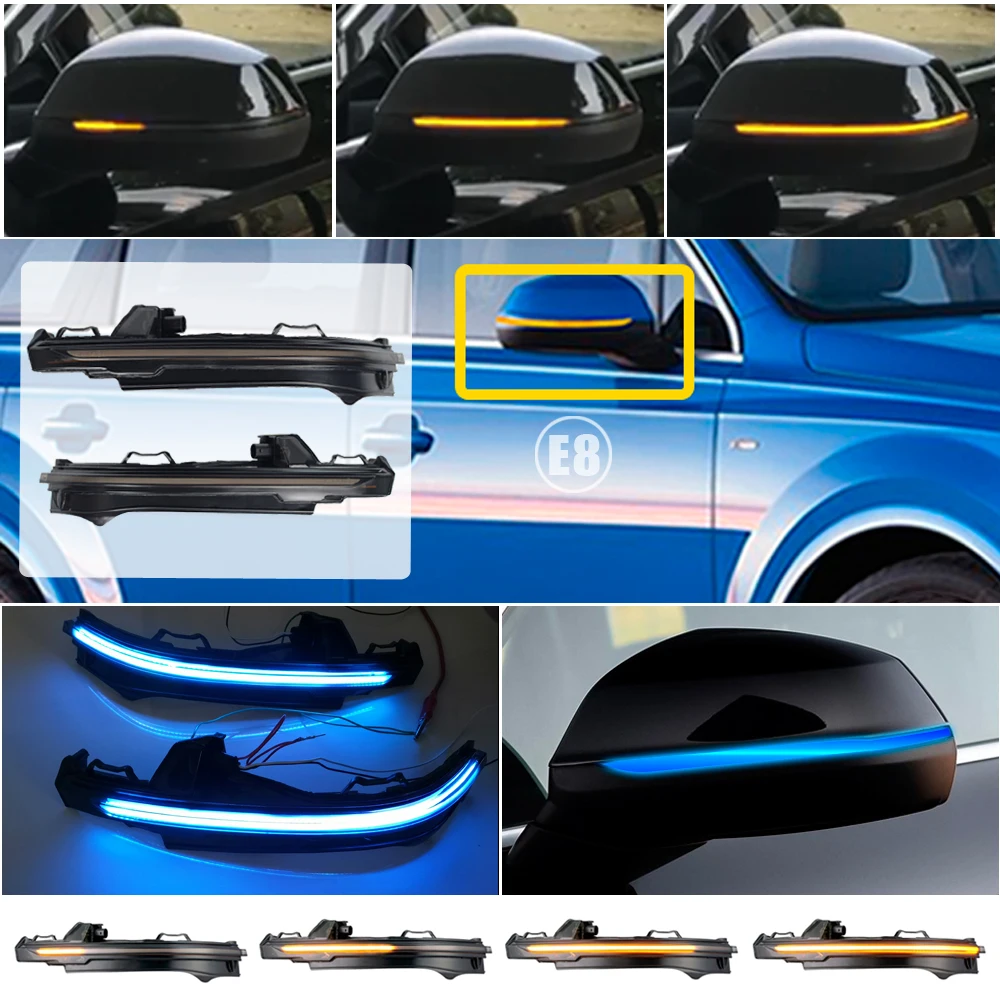 2pcs For Audi Q5 FY Q7 4M LED Dynamic Turn Signal Light Side Wing Rearview Mirror Indicator Lamp With Bottom Shell 2016-2019
2pcs For Audi Q5 FY Q7 4M LED Dynamic Turn Signal Light Side Wing Rearview Mirror Indicator Lamp With Bottom Shell 2016-2019