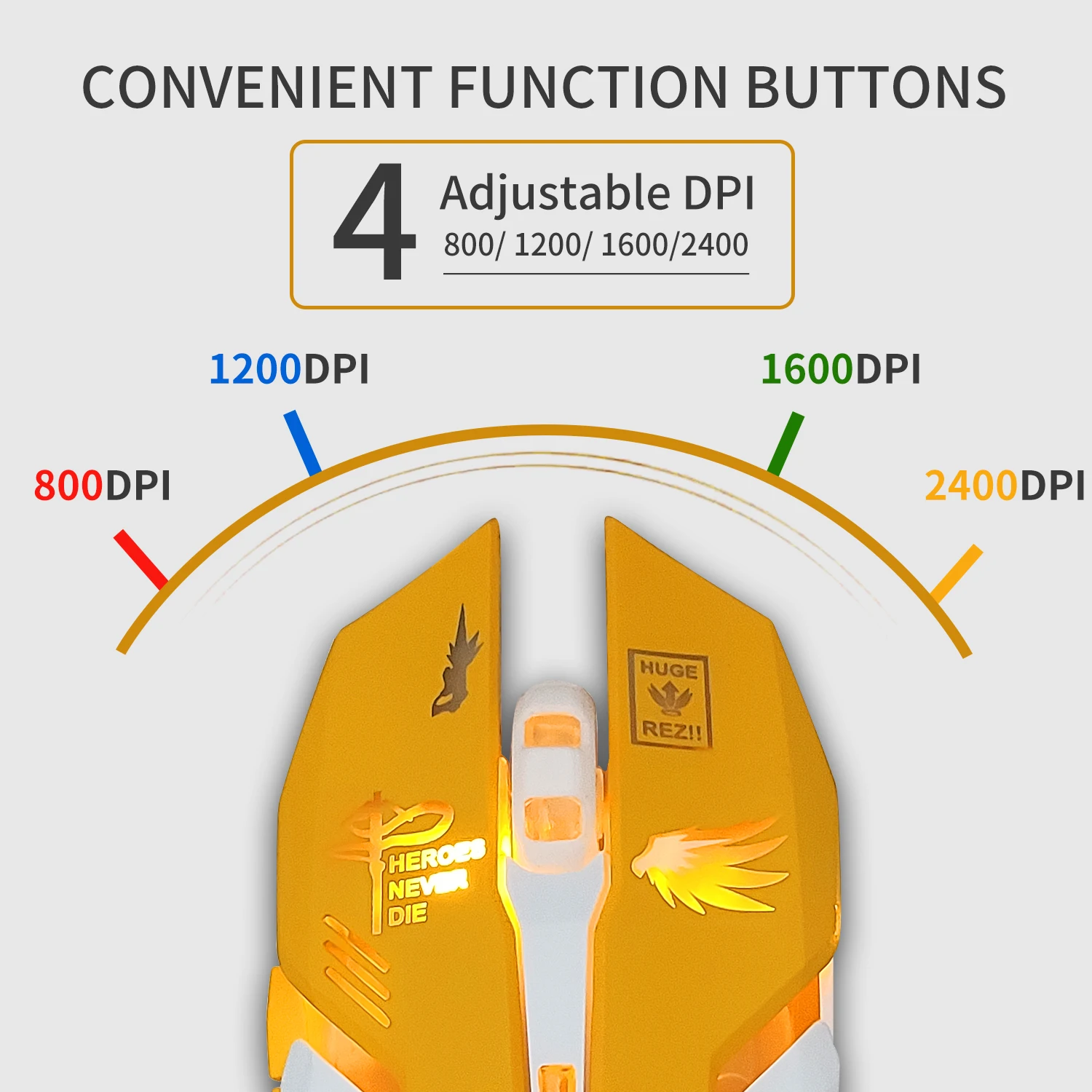 Breathing LED USB Wired Optical Mouse 2400dpi PC Laptop Desktop Computer 6 Buttons Gaming Mice for OW DVA overwatch Dropshipping
Breathing LED USB Wired Optical Mouse 2400dpi PC Laptop Desktop Computer 6 Buttons Gaming Mice for OW DVA overwatch Dropshipping