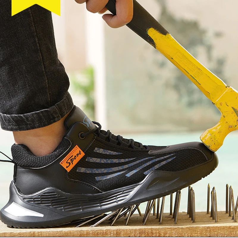 Men Work Shoes Sports Safety Shoes Reflective Work Boots Lightweight Men Shoes Steel Toe Cap Indestructible Sneakers Men Boots
Men Work Shoes Sports Safety Shoes Reflective Work Boots Lightweight Men Shoes Steel Toe Cap Indestructible Sneakers Men Boots