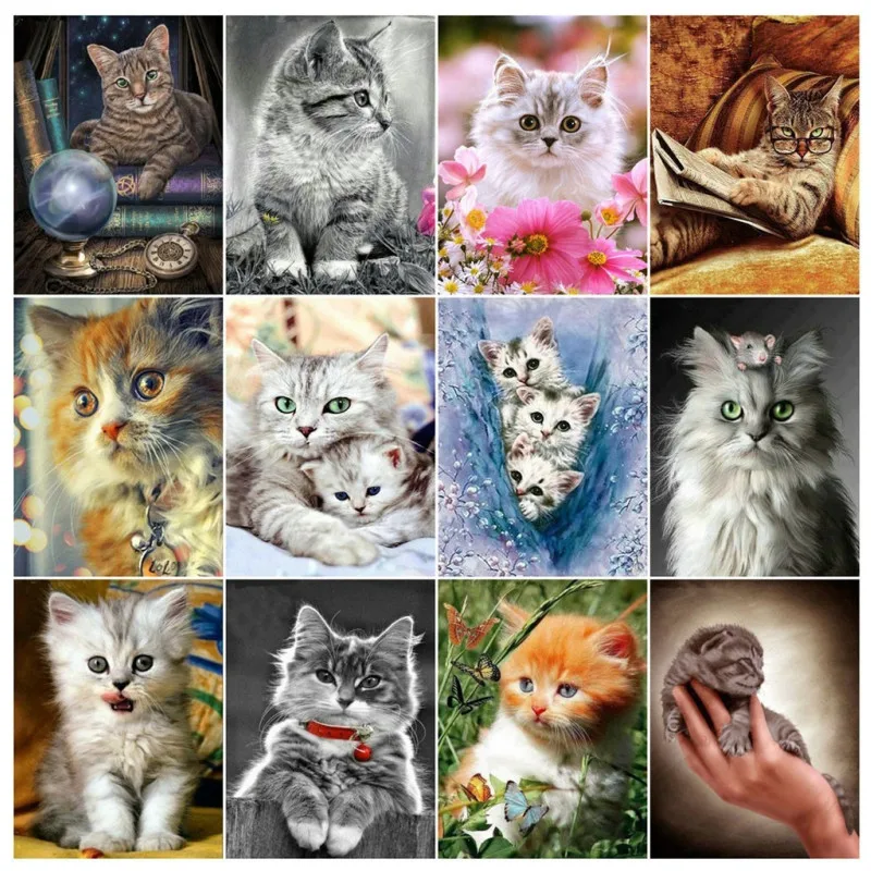 Diamond Painting 5D Diamonds DIY Cat Cross Stitch Full Square Round Drill Embroidery Colorful Handmade Home Room Wall Decor
Diamond Painting 5D Diamonds DIY Cat Cross Stitch Full Square Round Drill Embroidery Colorful Handmade Home Room Wall Decor
