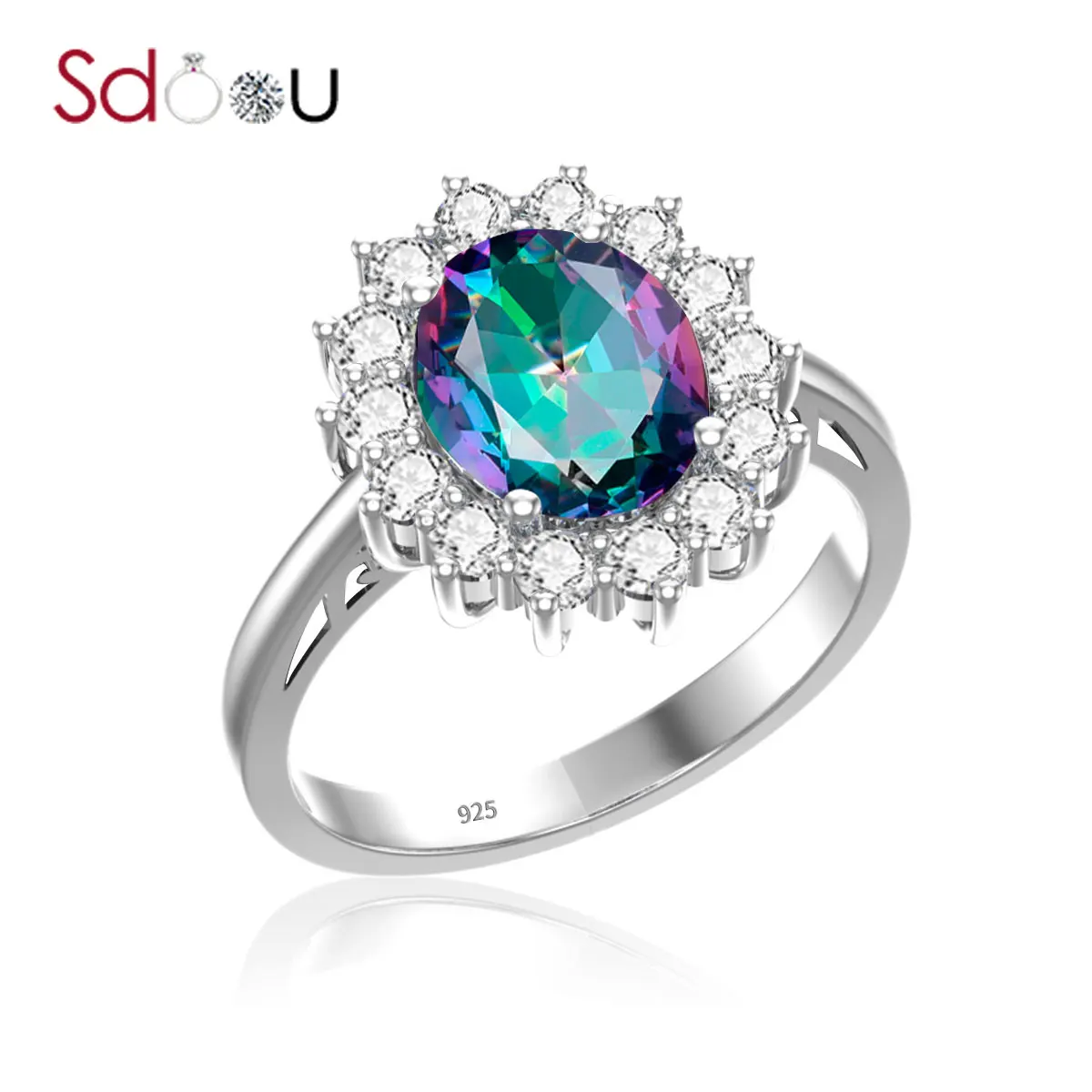 SDOOU Rings For Women 925 Silver Rainbow Ring Mystic Topaz Oval Gemstone Bohemia Style Original Vintage Handmade Fine Jewelry
SDOOU Rings For Women 925 Silver Rainbow Ring Mystic Topaz Oval Gemstone Bohemia Style Original Vintage Handmade Fine Jewelry