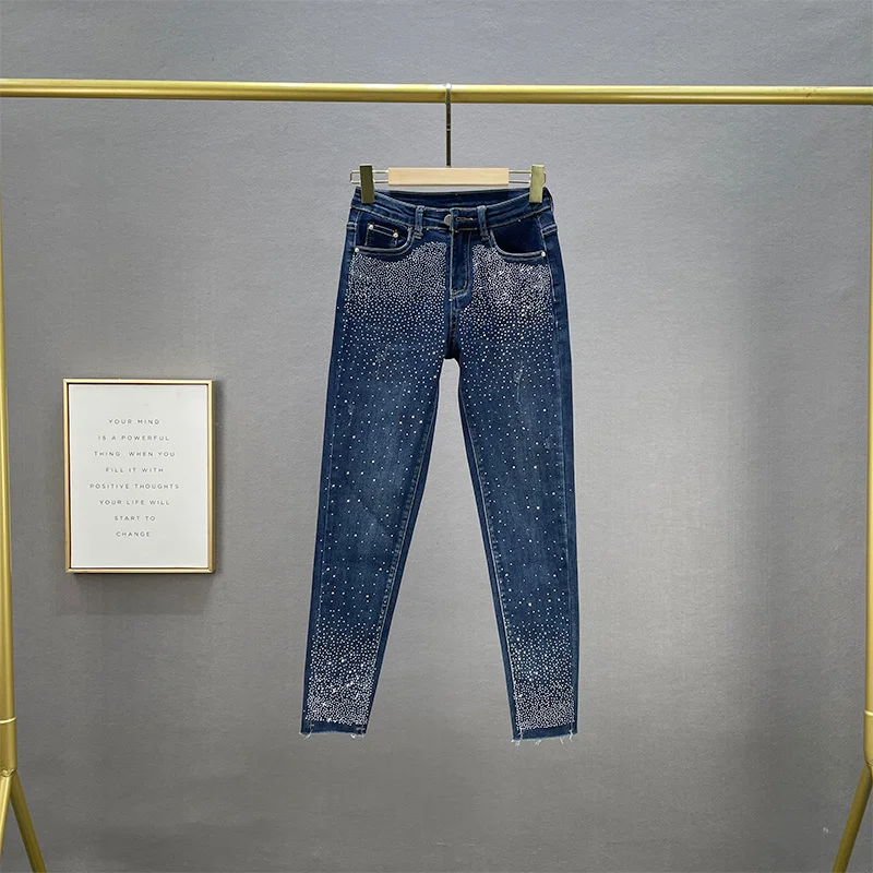 Streetwear Fashion Hot Drill Jeans Women's Autumn 2022 New High Waist Pencil Pants Elastic Denim Pants Female Tide
Streetwear Fashion Hot Drill Jeans Women's Autumn 2022 New High Waist Pencil Pants Elastic Denim Pants Female Tide