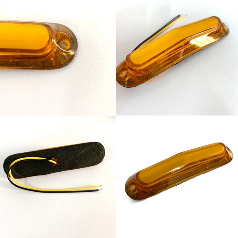 NEW-4PCS 10V-30V 6LED Car Side Marker Light Trailer Tail Light Guide Light Side Light for Truck Trailer Trailer
NEW-4PCS 10V-30V 6LED Car Side Marker Light Trailer Tail Light Guide Light Side Light for Truck Trailer Trailer