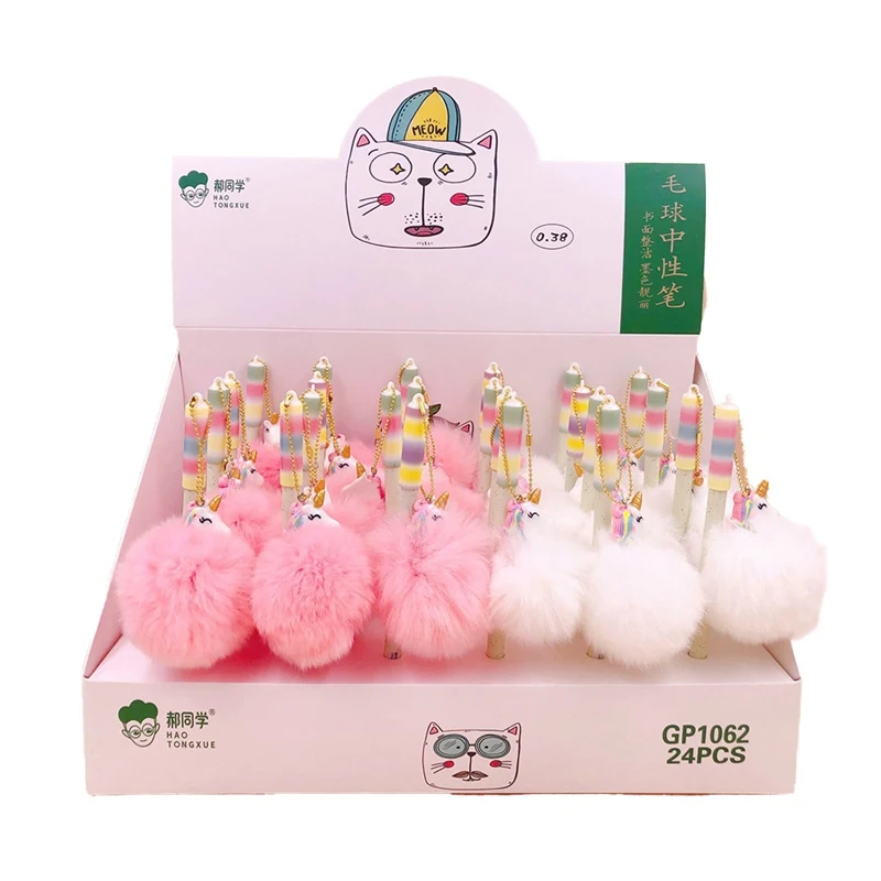 Cute Unicorn Pens Plush Ball Gel Pens Pendant Neutral Pens For Kids Gift School Office Supplies Stationery
Cute Unicorn Pens Plush Ball Gel Pens Pendant Neutral Pens For Kids Gift School Office Supplies Stationery
