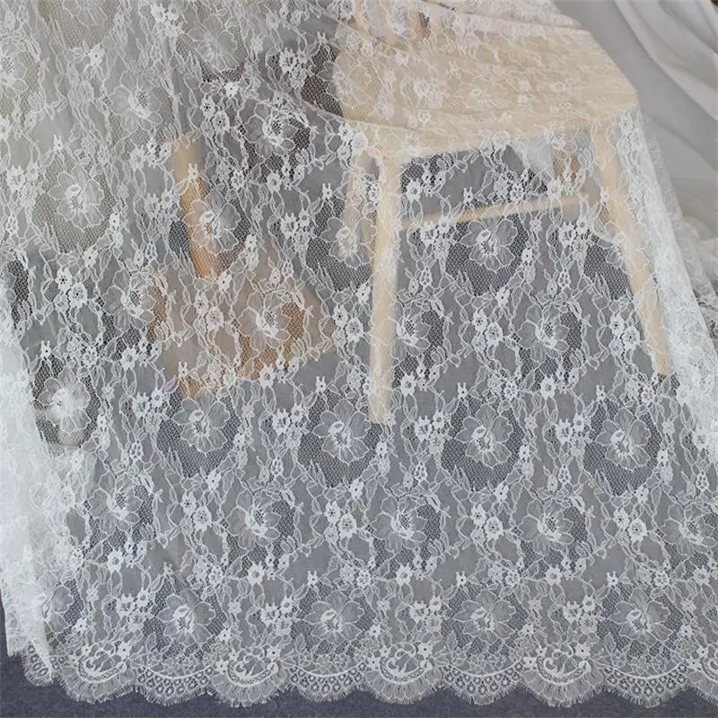 3Meters Tulle Lace Fabric Black Off White DIY Lady Dress Handwork Sewing Accessories V2505
3Meters Tulle Lace Fabric Black Off White DIY Lady Dress Handwork Sewing Accessories V2505