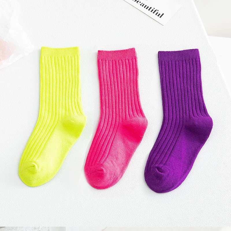 3PCS/Set 1-8y Baby Cotton Socks Kids For Boy Girl Toddle Autumn Winter Knitted Tube Short Socks Solid Candy Colorful
3PCS/Set 1-8y Baby Cotton Socks Kids For Boy Girl Toddle Autumn Winter Knitted Tube Short Socks Solid Candy Colorful