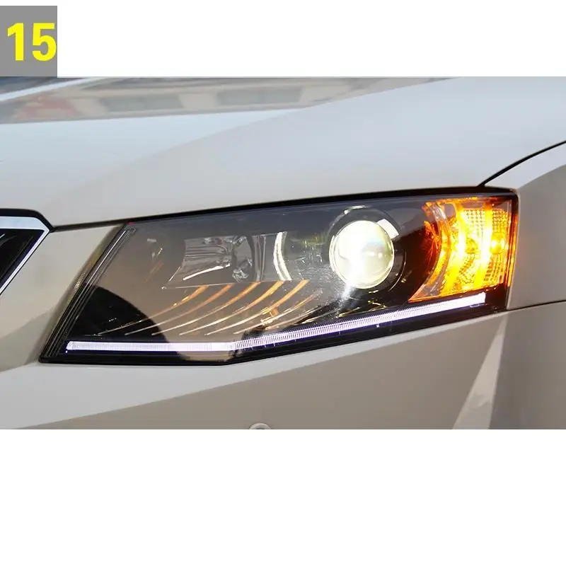 Светодиодные фары дневного света для Skoda Octavia 15 16 17 | Автомобили и мотоциклы