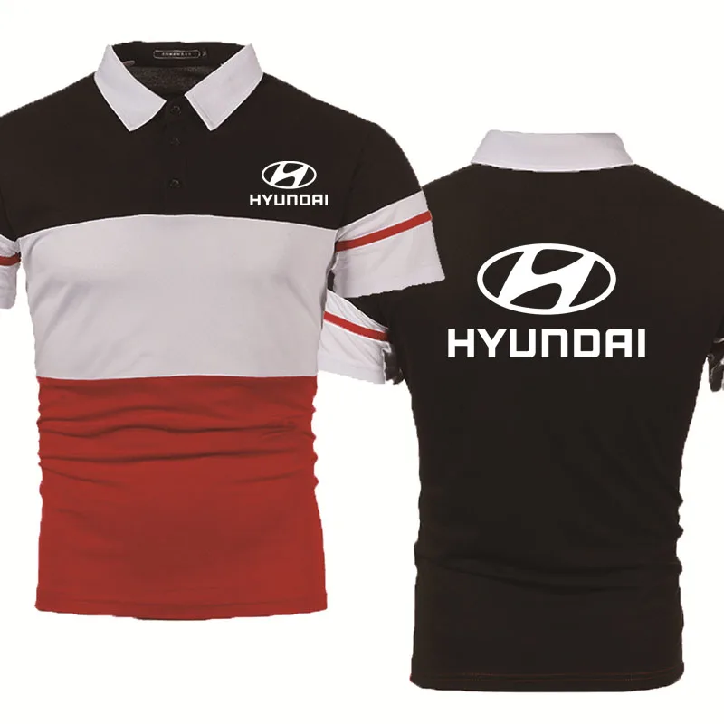Casual Trend Hyundai Car Logo Printing Summer Fashion Cotton POLO shirt Splicing High Quality Men's Short Sleeve
Casual Trend Hyundai Car Logo Printing Summer Fashion Cotton POLO shirt Splicing High Quality Men's Short Sleeve