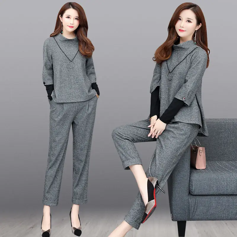 2021 Woman Slim Tracksuit Casual Basic Two Piece Set Tops and Pants Soft Clothing Female Loose Sportswear Jogging Suit H940
2021 Woman Slim Tracksuit Casual Basic Two Piece Set Tops and Pants Soft Clothing Female Loose Sportswear Jogging Suit H940