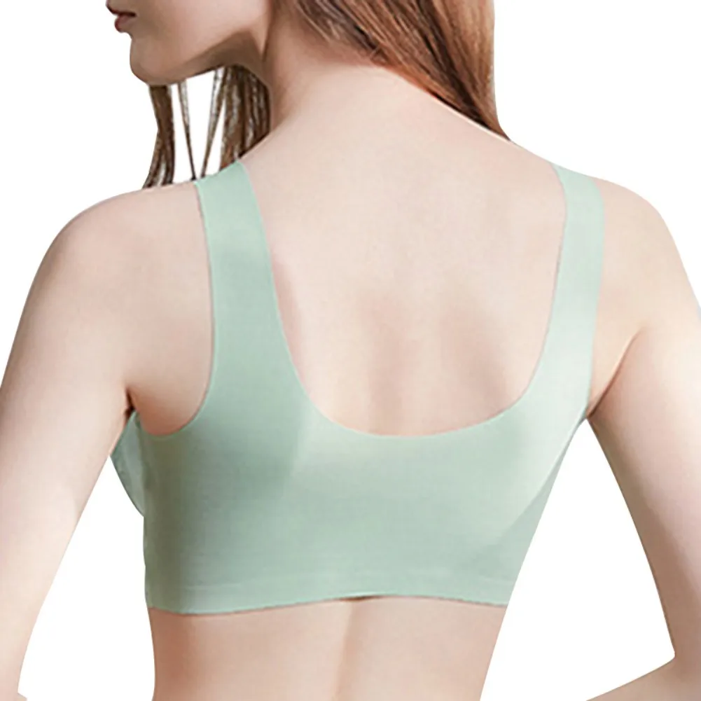 Ladies Seamless Lace Comfortable Bra Push-Ups Latex Seamless Sports Gathered Solid Color Underwear
Ladies Seamless Lace Comfortable Bra Push-Ups Latex Seamless Sports Gathered Solid Color Underwear