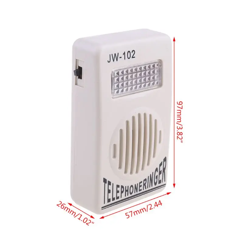Telephone Ringer Phone Amplifier Ring Speaker Strobe Light Flasher Bell Extra-Loud Sound Wall Hanging
Telephone Ringer Phone Amplifier Ring Speaker Strobe Light Flasher Bell Extra-Loud Sound Wall Hanging