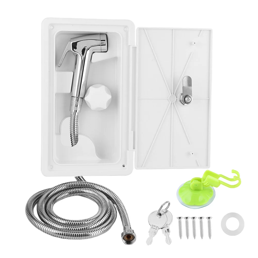 Exterior Shower Box Hot Cold Switch with 2 Keys Kit for Marine Boat Motorhome Caravan
Exterior Shower Box Hot Cold Switch with 2 Keys Kit for Marine Boat Motorhome Caravan