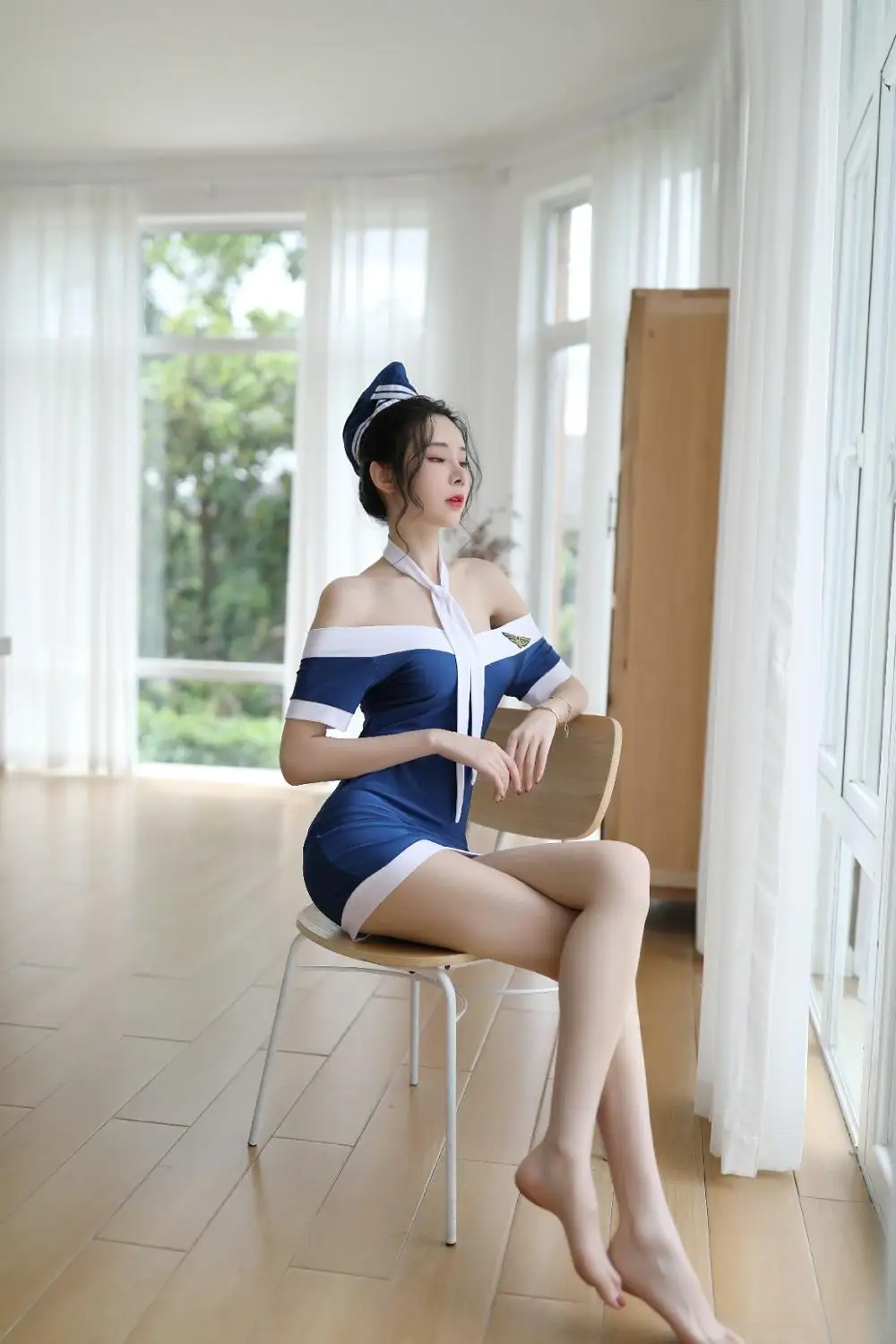 Sexy fresh lingerie stewardess student uniform set sexy see-through seduction
Sexy fresh lingerie stewardess student uniform set sexy see-through seduction