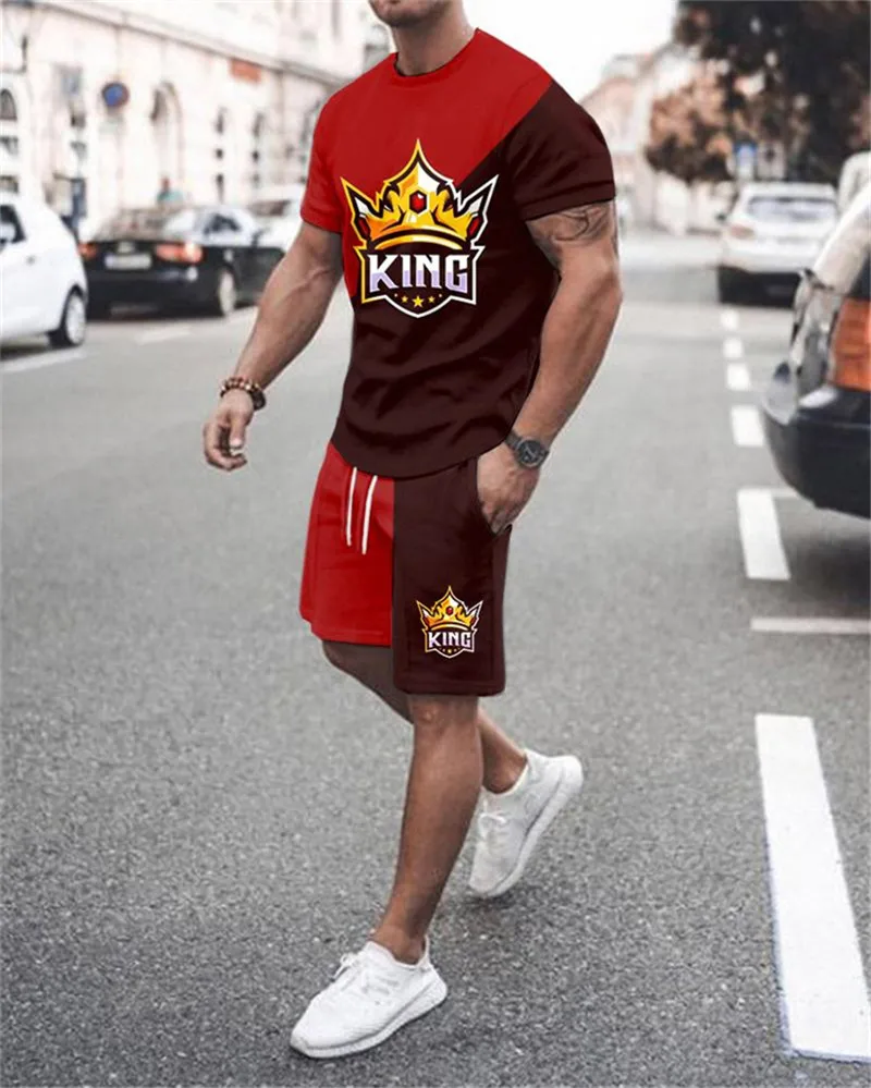 BEIJIE Casual 3D Printing Sports Sets Men King 2 Piece Sets Sportswear Men Short Sleeve Summer Casual Short Sets
BEIJIE Casual 3D Printing Sports Sets Men King 2 Piece Sets Sportswear Men Short Sleeve Summer Casual Short Sets