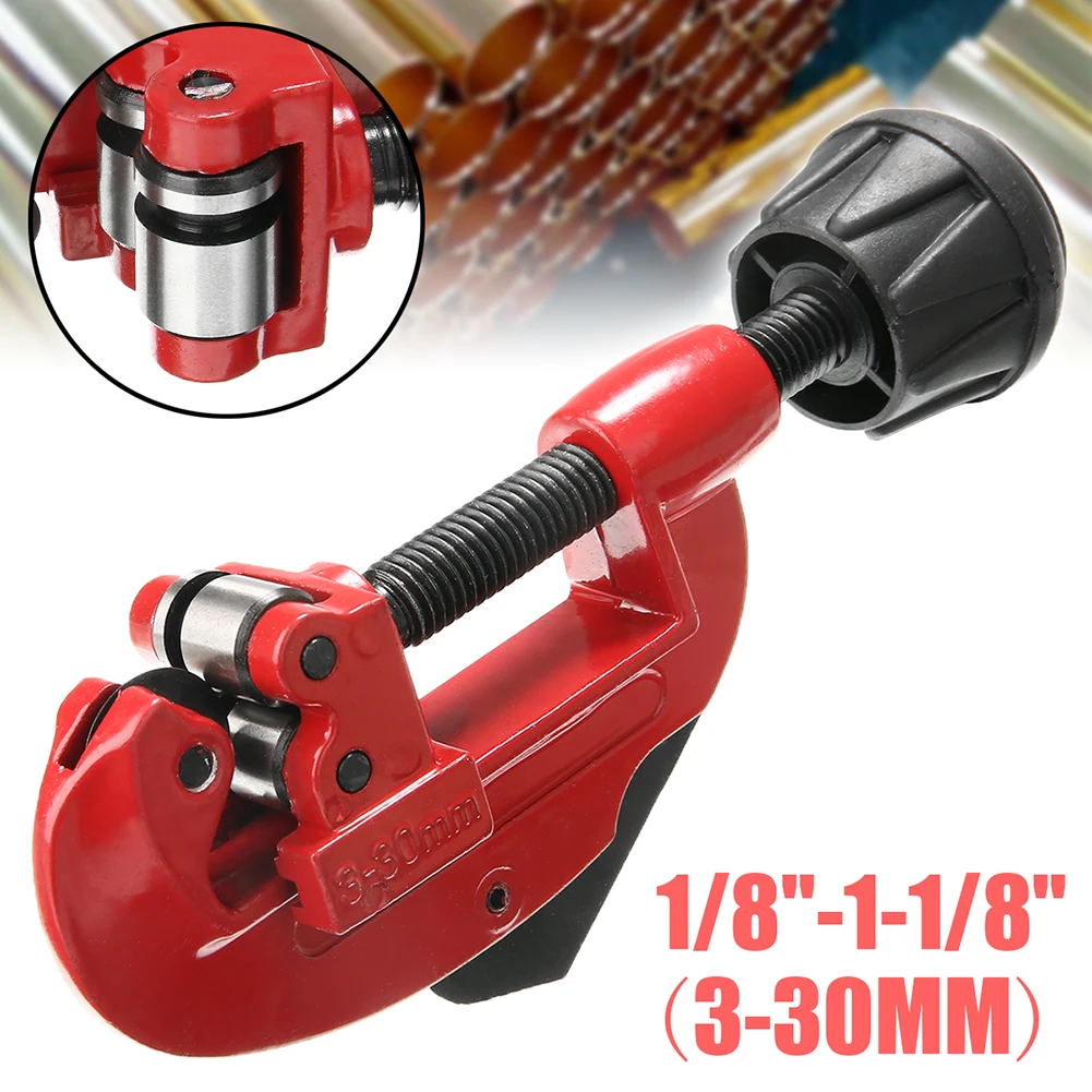 Carbon Steel Tubing Cutter 1/8" to 1-1/8" Stainless Steel Aluminum Copper Pipe Cutter
Carbon Steel Tubing Cutter 1/8" to 1-1/8" Stainless Steel Aluminum Copper Pipe Cutter