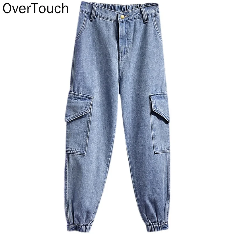 Plus Size Women Jeans Denim Harem Pants Female Elastic Cargo Jeans Pockets Solid Japanese Spliced Large Pants Oversize
Plus Size Women Jeans Denim Harem Pants Female Elastic Cargo Jeans Pockets Solid Japanese Spliced Large Pants Oversize
