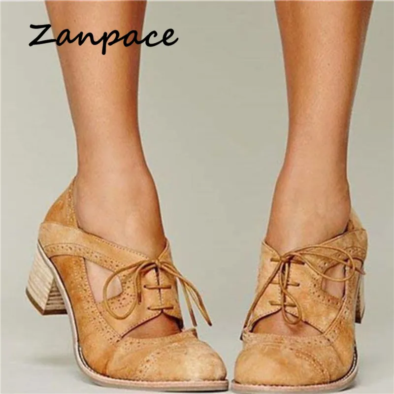 ZANPACE Women's Boots Ladies Shoes Big Size 35-43 Women Ankle Boots High Heel Boots Lace-up Leather Shoes Women New Arrivals
ZANPACE Women's Boots Ladies Shoes Big Size 35-43 Women Ankle Boots High Heel Boots Lace-up Leather Shoes Women New Arrivals