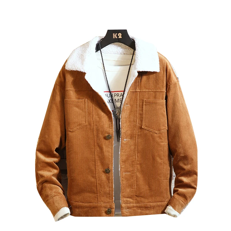 2020 Winter New Thick Warm Fashion Boutique Solid Color Men's Casual Denim Jacket Men's Corduroy Denim Jacket Large Size S-4XL
2020 Winter New Thick Warm Fashion Boutique Solid Color Men's Casual Denim Jacket Men's Corduroy Denim Jacket Large Size S-4XL